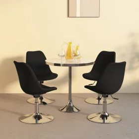 Swivel dining chairs 4 units black fabric by vidaXL, dining chairs - Ref: Foro24-338327, Price: 309,82 €, Discount: %