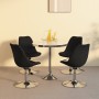 Swivel dining chairs 4 units black fabric by vidaXL, dining chairs - Ref: Foro24-338327, Price: 313,81 €, Discount: %