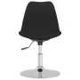 Drehbare Esszimmerstühle, 4 Einheiten, schwarzer Stoff von vidaXL, Essstühle - Ref: Foro24-338327, Preis: 309,82 €, Rabatt: %