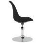 Drehbare Esszimmerstühle, 4 Einheiten, schwarzer Stoff von vidaXL, Essstühle - Ref: Foro24-338327, Preis: 309,82 €, Rabatt: %