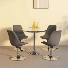Swivel dining chairs 4 units dark gray fabric by vidaXL, dining chairs - Ref: Foro24-338317, Price: 291,99 €, Discount: %
