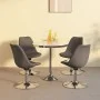 Drehbare Esszimmerstühle 4 Einheiten aus dunkelgrauem Stoff von vidaXL, Essstühle - Ref: Foro24-338317, Preis: 291,99 €, Raba...