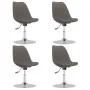 Drehbare Esszimmerstühle 4 Einheiten aus dunkelgrauem Stoff von vidaXL, Essstühle - Ref: Foro24-338317, Preis: 291,99 €, Raba...