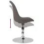 Drehbare Esszimmerstühle 4 Einheiten aus dunkelgrauem Stoff von vidaXL, Essstühle - Ref: Foro24-338317, Preis: 291,99 €, Raba...
