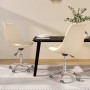 Swivel dining chairs 2 units cream fabric by vidaXL, dining chairs - Ref: Foro24-338359, Price: 131,18 €, Discount: %