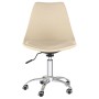 Swivel dining chairs 2 units cream fabric by vidaXL, dining chairs - Ref: Foro24-338359, Price: 131,18 €, Discount: %