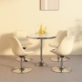 Swivel dining chairs 4 units cream fabric by vidaXL, dining chairs - Ref: Foro24-338337, Price: 257,94 €, Discount: %