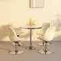 Swivel dining chairs 4 units cream fabric by vidaXL, dining chairs - Ref: Foro24-338337, Price: 254,35 €, Discount: %