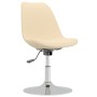 Swivel dining chairs 4 units cream fabric by vidaXL, dining chairs - Ref: Foro24-338337, Price: 257,94 €, Discount: %