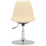 Swivel dining chairs 4 units cream fabric by vidaXL, dining chairs - Ref: Foro24-338337, Price: 257,94 €, Discount: %