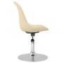 Swivel dining chairs 4 units cream fabric by vidaXL, dining chairs - Ref: Foro24-338337, Price: 257,94 €, Discount: %