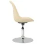 Swivel dining chairs 4 units cream fabric by vidaXL, dining chairs - Ref: Foro24-338337, Price: 254,35 €, Discount: %