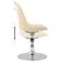 Swivel dining chairs 4 units cream fabric by vidaXL, dining chairs - Ref: Foro24-338337, Price: 254,35 €, Discount: %