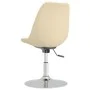 Swivel dining chairs 4 units cream fabric by vidaXL, dining chairs - Ref: Foro24-338337, Price: 254,35 €, Discount: %