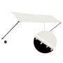Cremefarbene, einziehbare Markise mit LED 350x150 cm von vidaXL, Markisen - Ref: Foro24-145926, Preis: 64,40 €, Rabatt: %