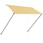 Einziehbare Markise mit gelber und weißer LED 250x150 cm von vidaXL, Markisen - Ref: Foro24-145910, Preis: 55,56 €, Rabatt: %
