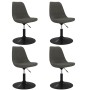 Drehbare Esszimmerstühle, 4 Einheiten, dunkelgrauer Samt von vidaXL, Essstühle - Ref: Foro24-338373, Preis: 302,98 €, Rabatt: %