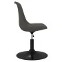 Drehbare Esszimmerstühle, 4 Einheiten, dunkelgrauer Samt von vidaXL, Essstühle - Ref: Foro24-338373, Preis: 298,11 €, Rabatt: %