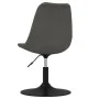 Drehbare Esszimmerstühle, 4 Einheiten, dunkelgrauer Samt von vidaXL, Essstühle - Ref: Foro24-338373, Preis: 298,11 €, Rabatt: %