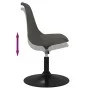 Drehbare Esszimmerstühle, 4 Einheiten, dunkelgrauer Samt von vidaXL, Essstühle - Ref: Foro24-338373, Preis: 298,11 €, Rabatt: %