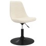 Sillas de comedor giratorias 4 unidades terciopelo color crema de vidaXL, Sillas de comedor - Ref: Foro24-338389, Precio: 265...