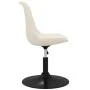 Drehbare Esszimmerstühle, 4 Einheiten, cremefarbener Samt von vidaXL, Essstühle - Ref: Foro24-338389, Preis: 288,13 €, Rabatt: %