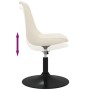 Swivel dining chairs 4 units cream velvet by vidaXL, dining chairs - Ref: Foro24-338389, Price: 265,18 €, Discount: %
