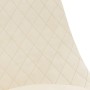 Swivel dining chairs 4 units cream velvet by vidaXL, dining chairs - Ref: Foro24-338389, Price: 265,18 €, Discount: %