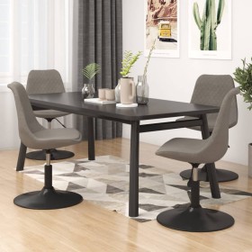 Drehbare Esszimmerstühle, 4 Stück, hellgraues Samtgewebe. von vidaXL, Essstühle - Ref: Foro24-338391, Preis: 231,50 €, Rabatt: %
