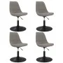 Drehbare Esszimmerstühle, 4 Stück, hellgraues Samtgewebe. von vidaXL, Essstühle - Ref: Foro24-338391, Preis: 266,66 €, Rabatt: %