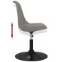 Drehbare Esszimmerstühle, 4 Stück, hellgraues Samtgewebe. von vidaXL, Essstühle - Ref: Foro24-338391, Preis: 266,66 €, Rabatt: %