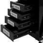 Carro de soldar con 4 cajones negro de vidaXL, Armarios para herramientas - Ref: Foro24-142363, Precio: 117,24 €, Descuento: %