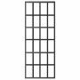 Puerta corredera ESG vidrio y aluminio negra 76x205 cm