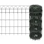 Pulverbeschichteter Eisenzaun für Rasen 25x0,65 m von vidaXL, Garteneinfassung und Einfassung - Ref: Foro24-141074, Preis: 95...