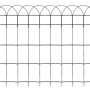 Cerca para césped de hierro recubierto en polvo 25x0,65 m by vidaXL, Garden edging and edging - Ref: Foro24-141074, Price: 89...