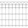 Pulverbeschichteter Eisenzaun für Rasen 25x0,65 m von vidaXL, Garteneinfassung und Einfassung - Ref: Foro24-141074, Preis: 95...