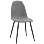 Drehbare Esszimmerstühle, 6 Stück, hellgrauer Samt von vidaXL, Essstühle - Ref: Foro24-3082881, Preis: 282,89 €, Rabatt: %