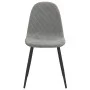Drehbare Esszimmerstühle, 6 Stück, hellgrauer Samt von vidaXL, Essstühle - Ref: Foro24-3082881, Preis: 278,72 €, Rabatt: %