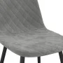 Drehbare Esszimmerstühle, 6 Stück, hellgrauer Samt von vidaXL, Essstühle - Ref: Foro24-3082881, Preis: 278,72 €, Rabatt: %