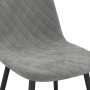 Drehbare Esszimmerstühle, 6 Stück, hellgrauer Samt von vidaXL, Essstühle - Ref: Foro24-3082881, Preis: 282,89 €, Rabatt: %