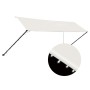 Einziehbare Markise mit LED-Cremefarbe 400x150 cm von vidaXL, Markisen - Ref: Foro24-145927, Preis: 69,13 €, Rabatt: %