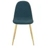 Esszimmerstühle 6 Einheiten aus blauem Samt von vidaXL, Essstühle - Ref: Foro24-3082869, Preis: 323,99 €, Rabatt: %