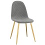 Drehbare Esszimmerstühle 6 Stk. hellgrauer Samt von vidaXL, Essstühle - Ref: Foro24-3082870, Preis: 327,32 €, Rabatt: %