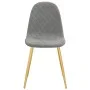 Swivel dining chairs 6 pcs light gray velvet by vidaXL, dining chairs - Ref: Foro24-3082870, Price: 321,46 €, Discount: %