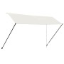 Retractable awning with LED cream color 400x150 cm by vidaXL, Awnings - Ref: Foro24-145927, Price: 69,13 €, Discount: %