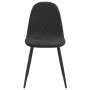 Silla de comedor 6 unidades terciopelo negro de vidaXL, Sillas de comedor - Ref: Foro24-3082887, Precio: 330,25 €, Descuento: %