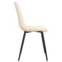 Dining chairs 6 units cream white velvet by vidaXL, dining chairs - Ref: Foro24-3082890, Price: 304,34 €, Discount: %