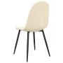 Sillas de comedor 6 unidades terciopelo blanco crema de vidaXL, Sillas de comedor - Ref: Foro24-3082890, Precio: 299,40 €, De...