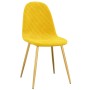 Sillas de comedor 6 uds terciopelo amarillo mostaza de vidaXL, Sillas de comedor - Ref: Foro24-3082877, Precio: 329,58 €, Des...