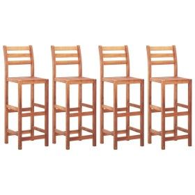 Küchenstühle 4 Einheiten aus massivem Akazienholz von vidaXL, Küchenhocker - Ref: Foro24-46315, Preis: 206,18 €, Rabatt: %